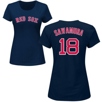 Women's Hirokazu Sawamura Name & Number T-Shirt - Navy