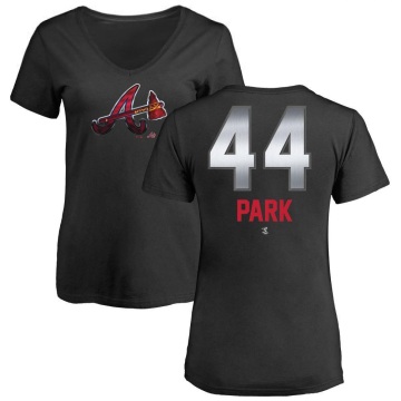 Women's Hoy Park Midnight Mascot V-Neck T-Shirt - Black