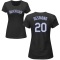 Women's Ian Desmond Name & Number T-Shirt - Black