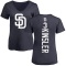 Women's Ian Kinsler Backer Slim Fit T-Shirt - Navy