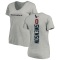 Women's Ian Swenson Backer V-Neck T-Shirt - Ash