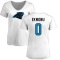 Women's Ikem Ekwonu Name & Number Slim Fit T-Shirt - White