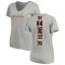 Women's Irv Smith Jr. Backer V-Neck T-Shirt - Ash