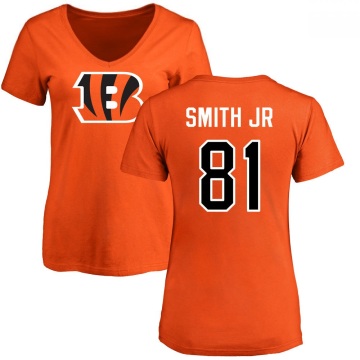 Women's Irv Smith Jr. Name & Number Slim Fit T-Shirt - Orange