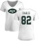 Women's Irvin Charles Name & Number Slim Fit T-Shirt - White