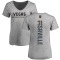 Women's Isaiah Saville Backer Slim Fit V-Neck T-Shirt - Heathered Gray