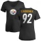 Women's Isaiahh Loudermilk Name & Number Slim Fit T-Shirt - Black