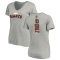 Women's Isan Diaz Backer Slim Fit T-Shirt - Ash