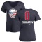 Women's Ivan Chukarov Name and Number Banner Wave V-Neck T-Shirt - Navy