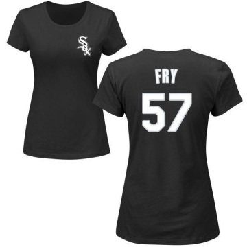 Women's Jace Fry Name & Number T-Shirt - Black