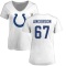 Women's Jack Anderson Name & Number Slim Fit T-Shirt - White