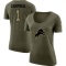 Women's Jack Campbell Legend Salute to Service Scoop Neck T-Shirt - Olive