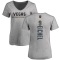 Women's Jack Eichel Backer Slim Fit V-Neck T-Shirt - Heathered Gray