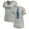 Women's Jack Gibbens Backer V-Neck T-Shirt - Ash