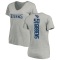 Women's Jack Gibbens Backer V-Neck T-Shirt - Ash