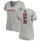 Women's Jacob Slade Backer V-Neck T-Shirt - Ash