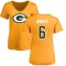 Women's Jadakis Bonds Name & Number Slim Fit T-Shirt - Gold