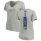 Women's Jaiden Woodbey Backer V-Neck T-Shirt - Ash