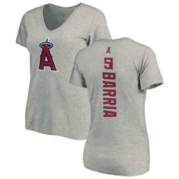 Women's Jaime Barria Backer Slim Fit T-Shirt - Ash