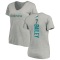 Women's Jake Bailey Backer V-Neck T-Shirt - Ash