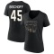 Women's Jake Bischoff 2023 Western Conference Champions Goal Tender V-Neck T-Shirt - Black