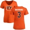 Women's Jake Browning Name & Number Slim Fit T-Shirt - Orange