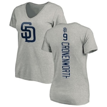 Women's Jake Cronenworth Backer Slim Fit T-Shirt - Ash