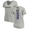 Women's Jake Guidone Backer V-Neck T-Shirt - Ash