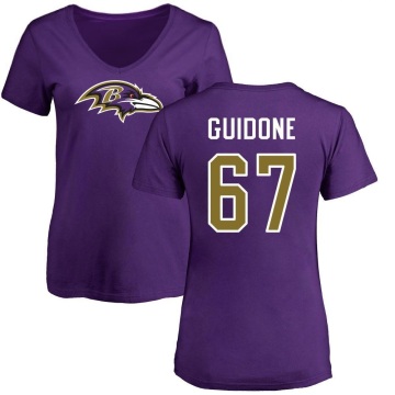 Women's Jake Guidone Name & Number Slim Fit T-Shirt - Purple