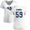 Women's Jake Hummel Name & Number Slim Fit T-Shirt - White