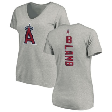 Women's Jake Lamb Backer Slim Fit T-Shirt - Ash