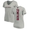 Women's Jake Matthews Backer V-Neck T-Shirt - Ash