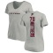 Women's Jake Matthews Backer V-Neck T-Shirt - Ash