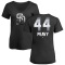 Women's Jake Peavy Midnight Mascot V-Neck T-Shirt - Black