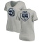 Women's Jake Peavy RBI Slim Fit V-Neck T-Shirt - Heathered Gray