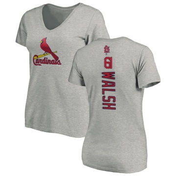 Women's Jake Walsh Backer Slim Fit T-Shirt - Ash