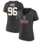 Women's Jake Wise Heather 2023 Eastern Conference Champions V-Neck T-Shirt - Charcoal