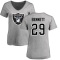 Women's Jakorian Bennett Name & Number Slim Fit T-Shirt - Ash
