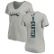 Women's Jalen Carter Backer V-Neck T-Shirt - Ash