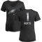 Women's Jalen Hurts Midnight Mascot T-Shirt - Black