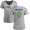 Women's Jalen McKenzie Name & Number Slim Fit T-Shirt - Ash