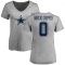 Women's Jalen Moreno-Cropper Name & Number T-Shirt - Ash