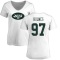Women's Jalyn Holmes Name & Number Slim Fit T-Shirt - White