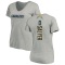 Women's Jamaree Salyer Name & Number Slim Fit V-Neck T-ShirtHeather - Gray
