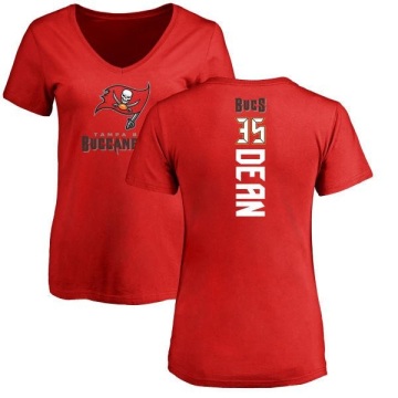 Women's Jamel Dean Backer Slim Fit T-Shirt - Red