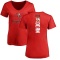 Women's Jamel Dean Backer Slim Fit T-Shirt - Red