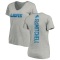 Women's James Mitchell Backer V-Neck T-Shirt - Ash