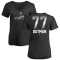 Women's James Outman Midnight Mascot V-Neck T-Shirt - Black