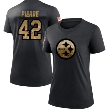 Women's James Pierre 2020 Salute To Service Performance T-Shirt - Black