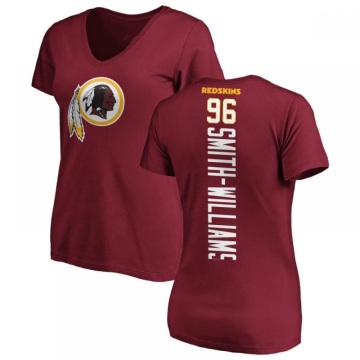 Women's James Smith-Williams Backer Slim Fit T-Shirt - Maroon